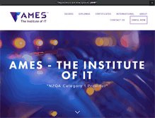 Tablet Screenshot of ames.ac.nz